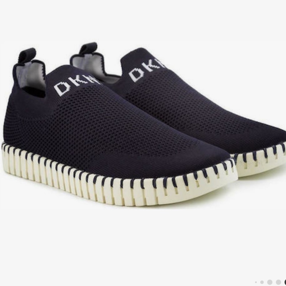 Navy Blue DKNY Slip On Tennis Shoes